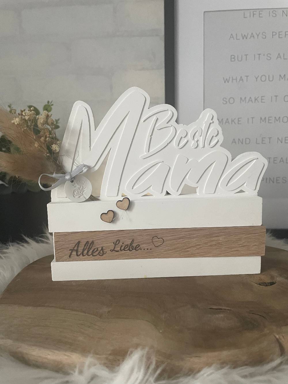 KB Socken Keraflott Einschieber Mit Klötzchen – Variante, Sockelleiste Für Einschieber , Wohndeko, Deko Aesthetic, Geschenke, Häuserloop, Herz, Haus