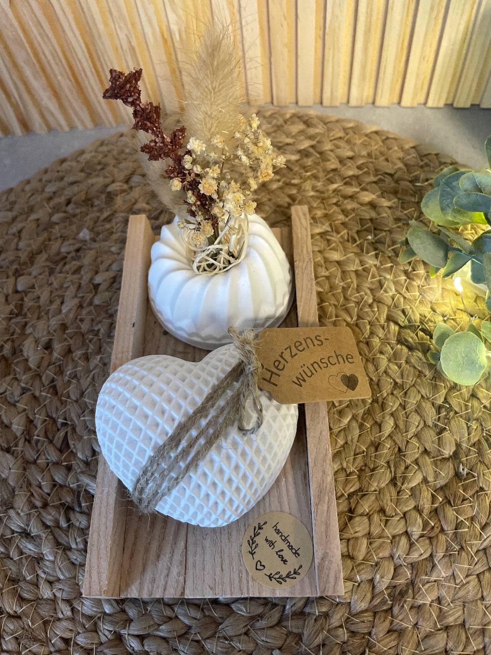 KB Socken Tablett Set Mit Pustekuchen Und Herz-Geschenk Set Damen Handmade