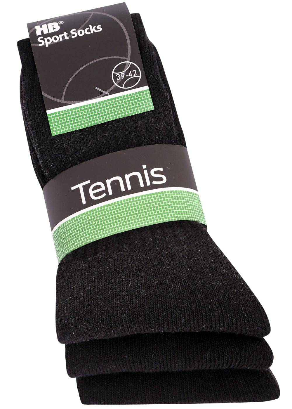 KB Socken Tennissocken Sportsocken Für Damen Und Herren - 6 Paar Schwarz