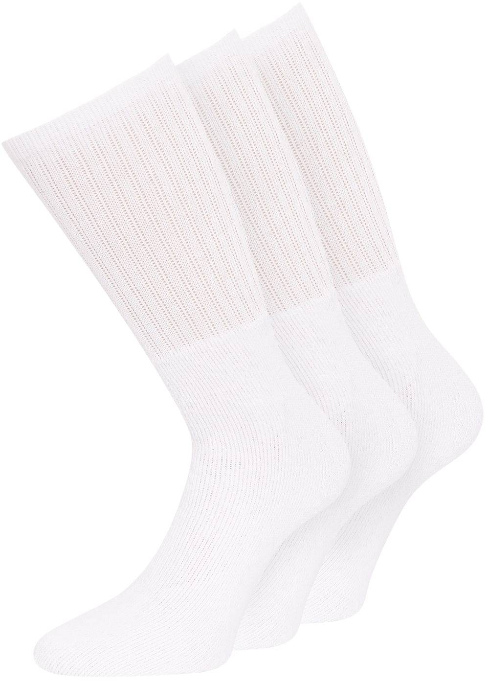 KB Socken Tennissocken Sportsocken für Damen und Herren Weiß - 6 Paar