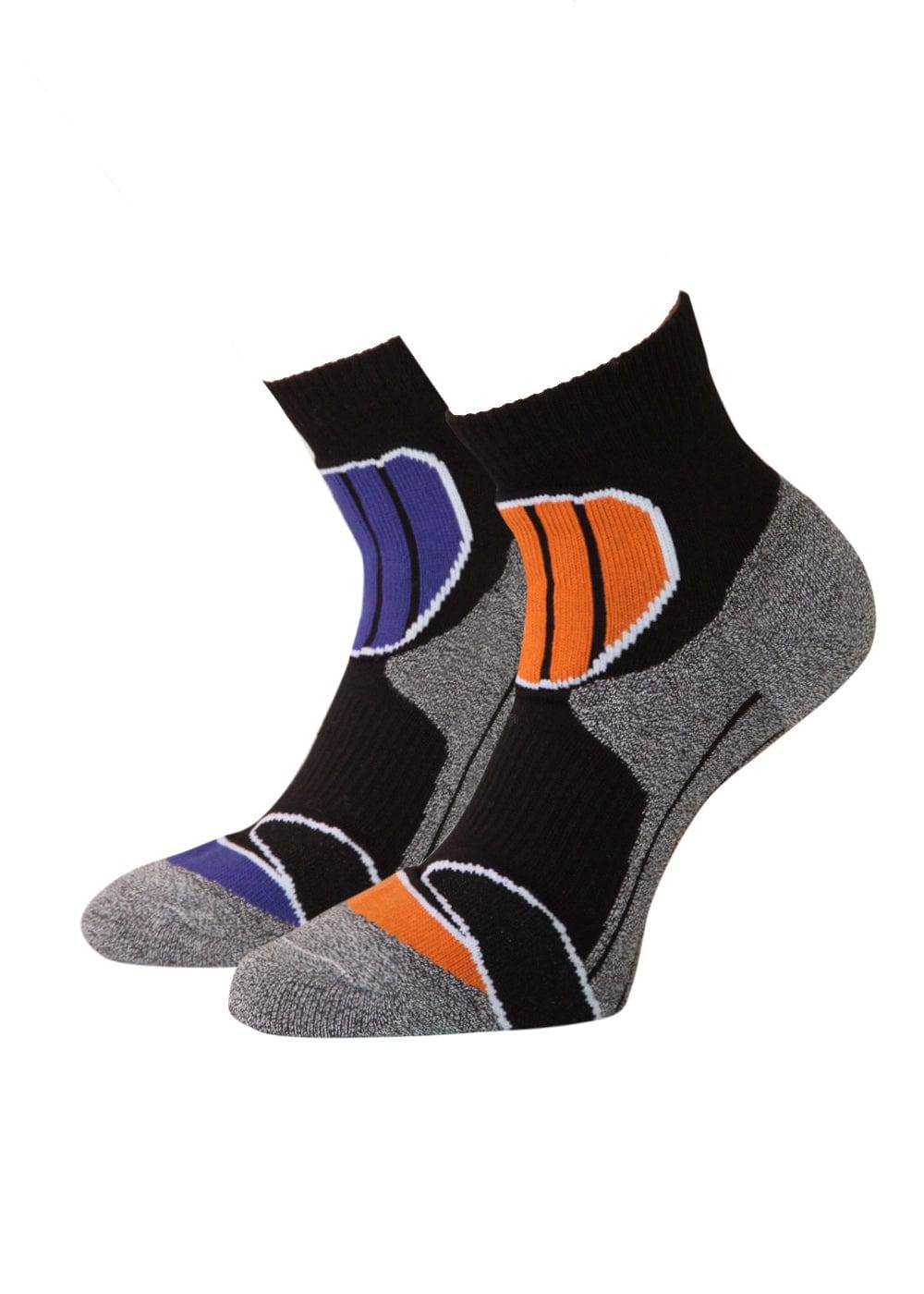 KB Socken Trekkingsocken Sportsocken in blau orange