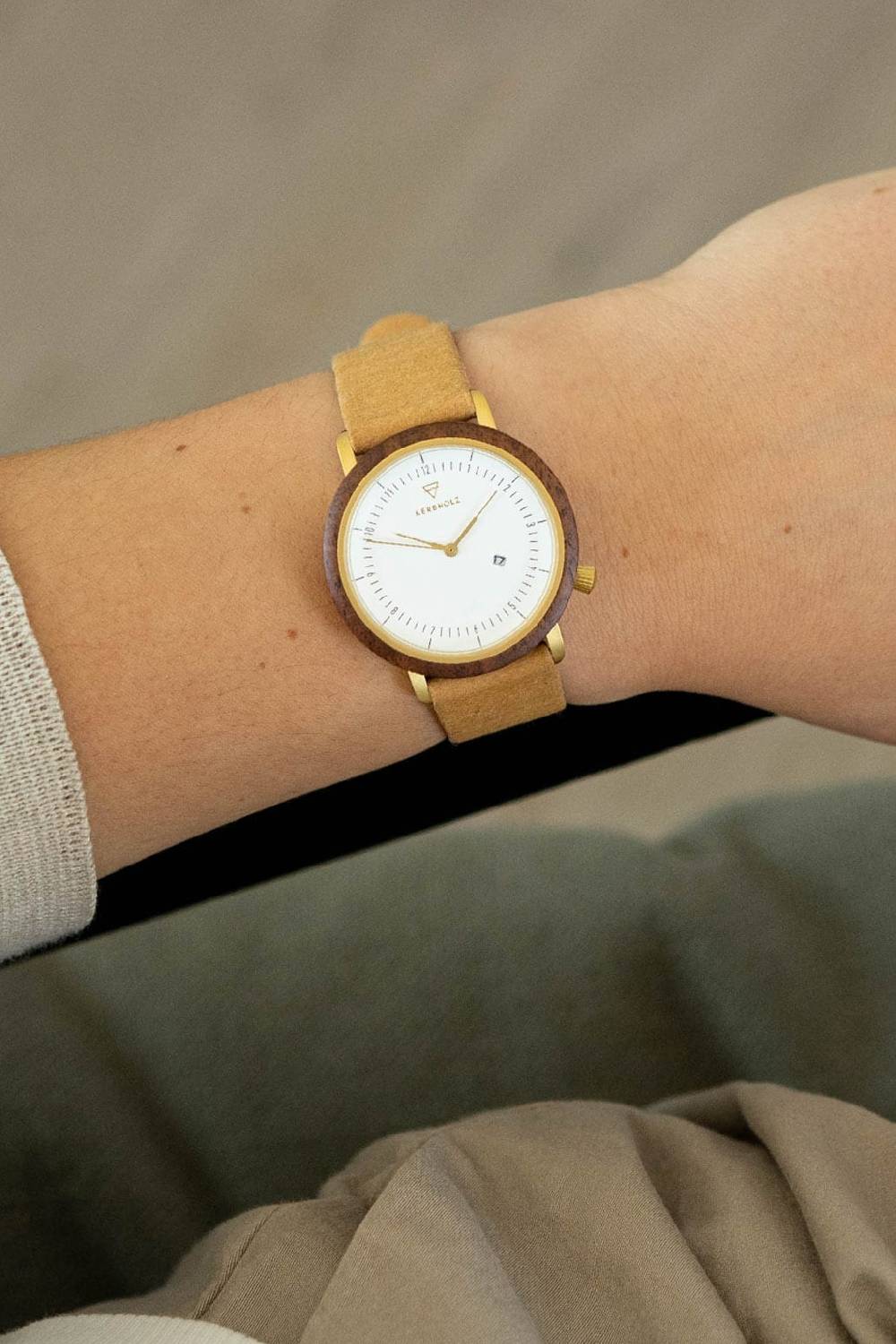 Kerbholz CARLA Walnuss