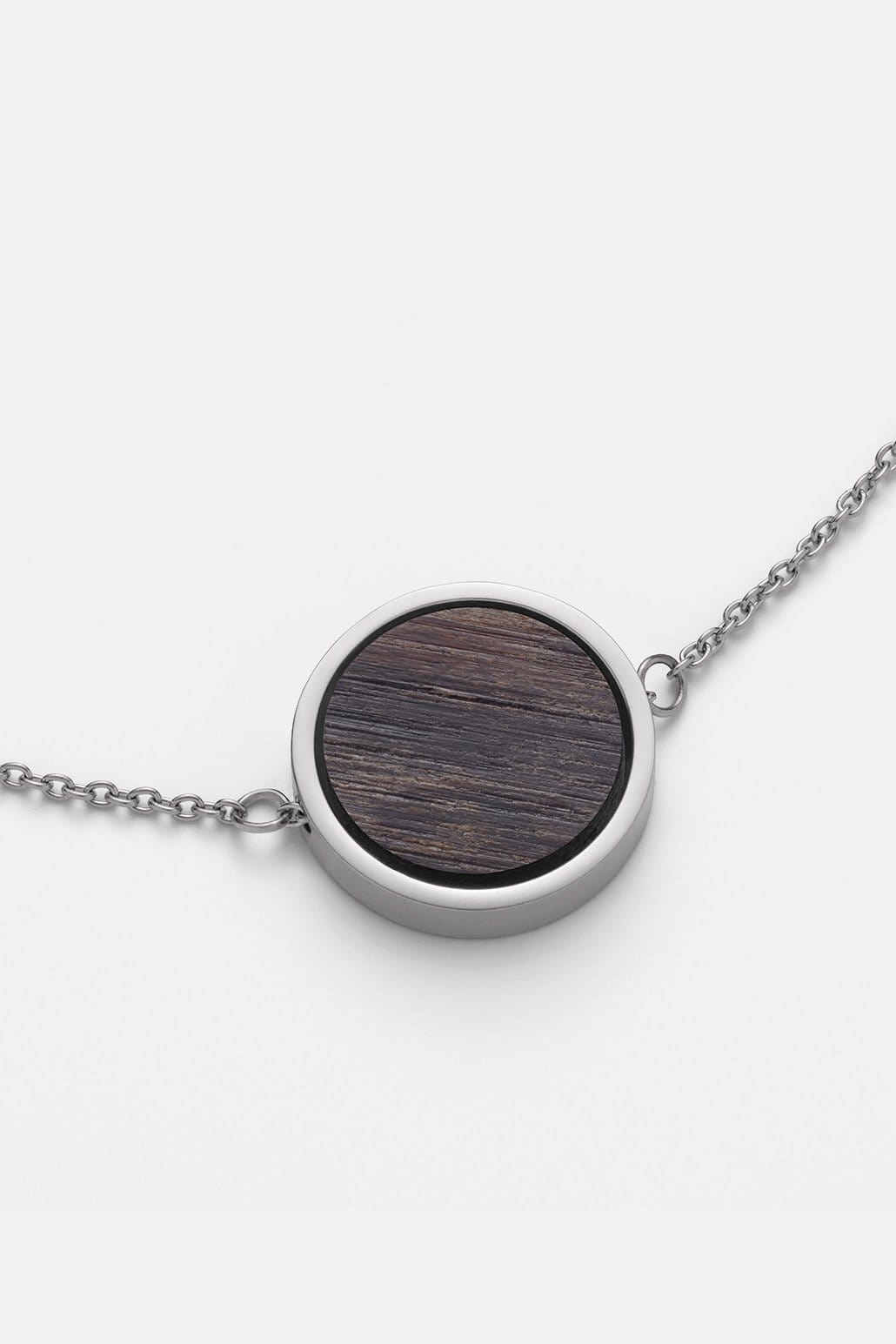 Kerbholz CIRCLE NECKLACE Walnuss