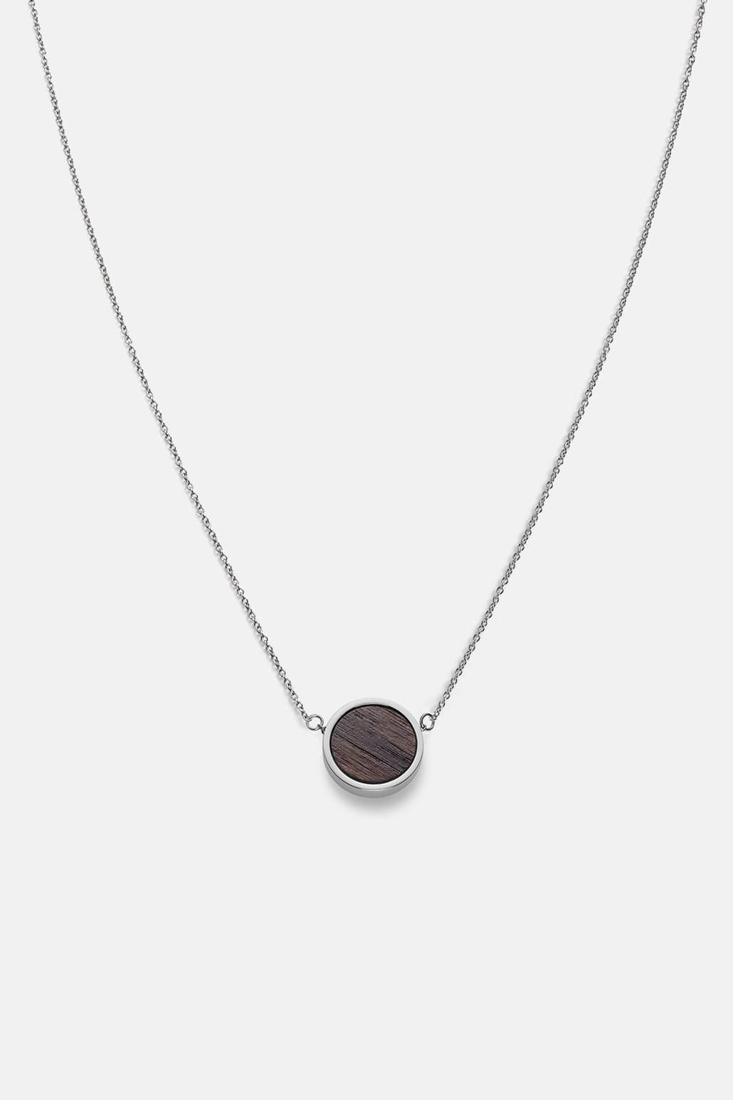 Kerbholz CIRCLE NECKLACE Walnuss