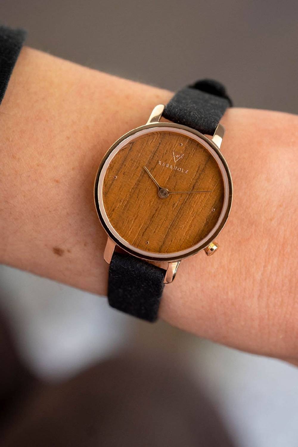 Kerbholz EMMA VEGAN Walnuss (dunkel)