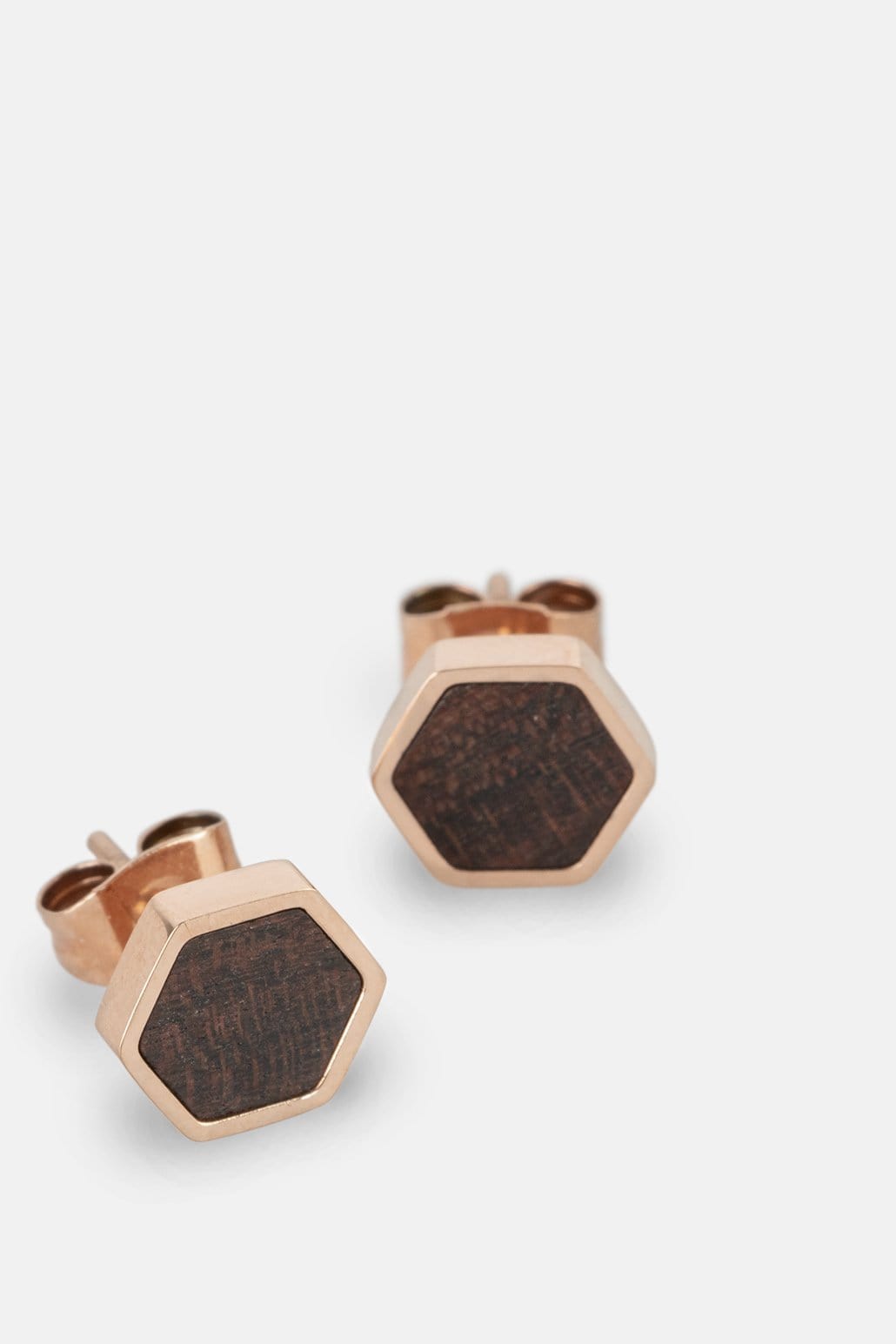 Kerbholz HEXA EARRING Sandelholz
