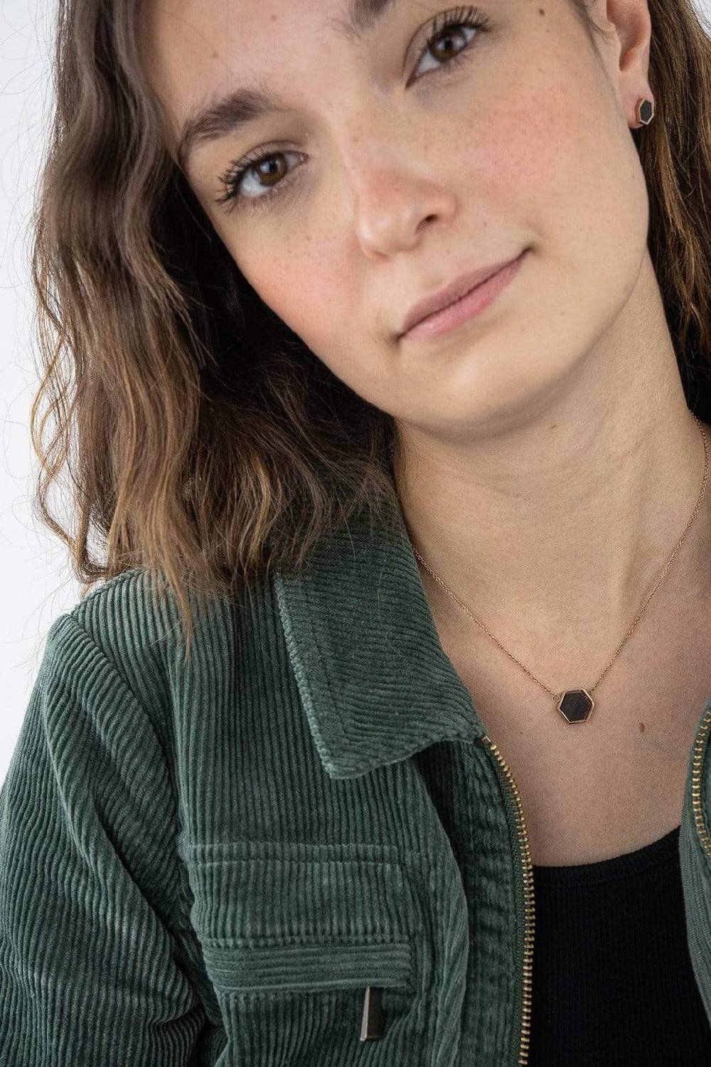 Kerbholz HEXA NECKLACE Sandelholz