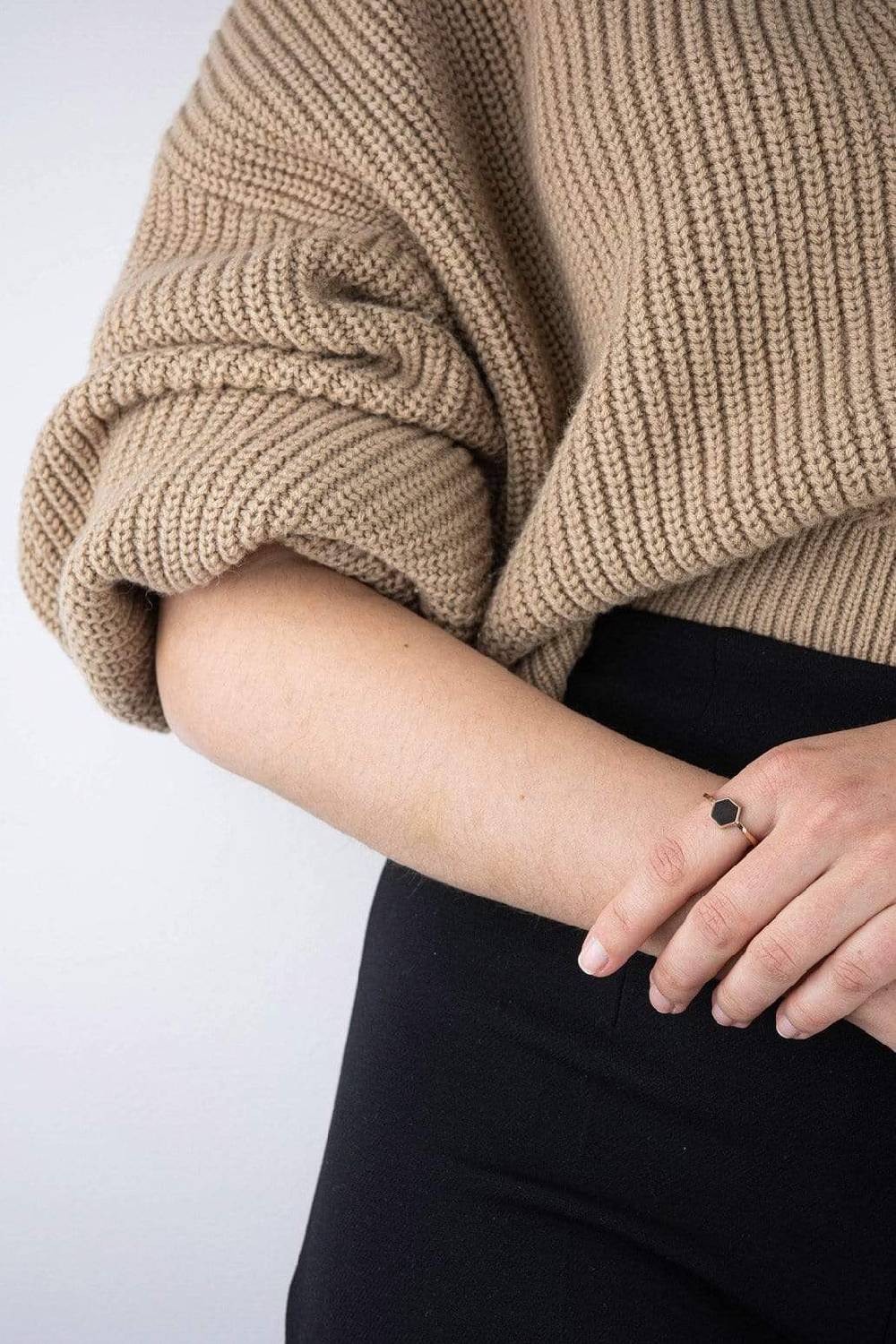 Kerbholz HEXA RING Walnuss