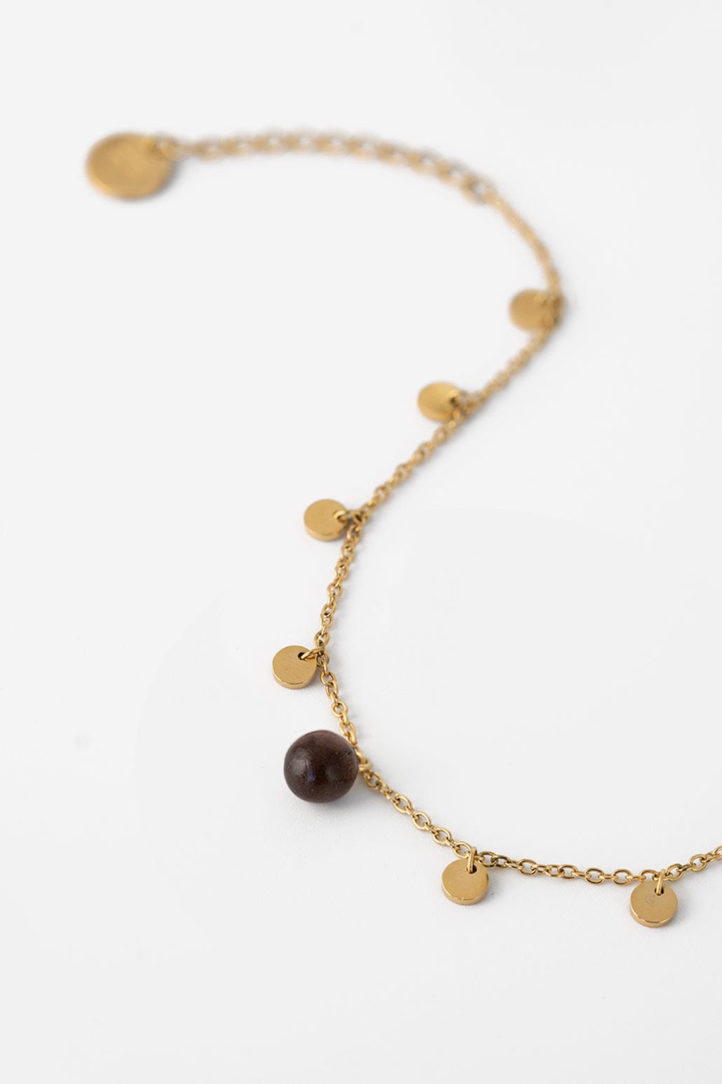 Kerbholz PEARL BRACELET Walnuss