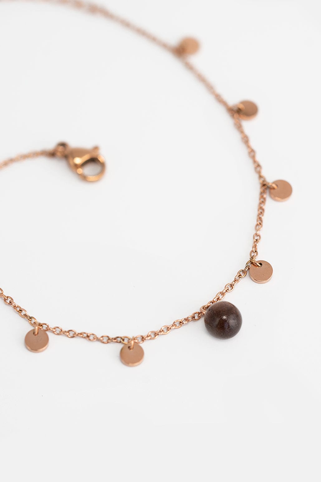 Kerbholz PEARL BRACELET Walnuss