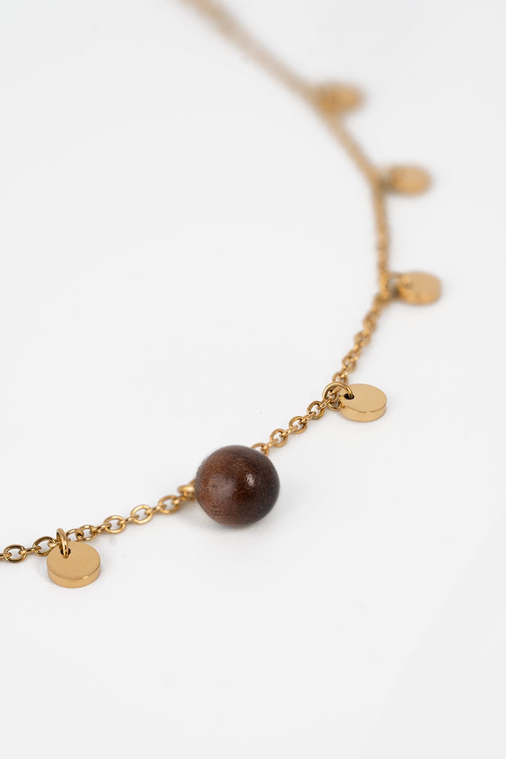 Kerbholz PEARL BRACELET Walnuss