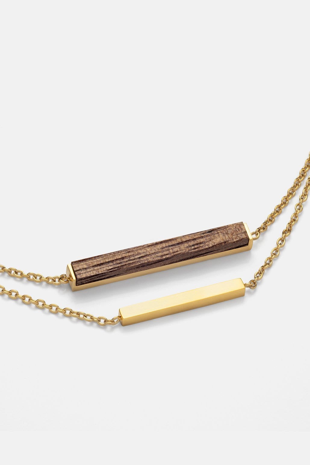 Kerbholz RECTANGLE BRACELET Rosenholz