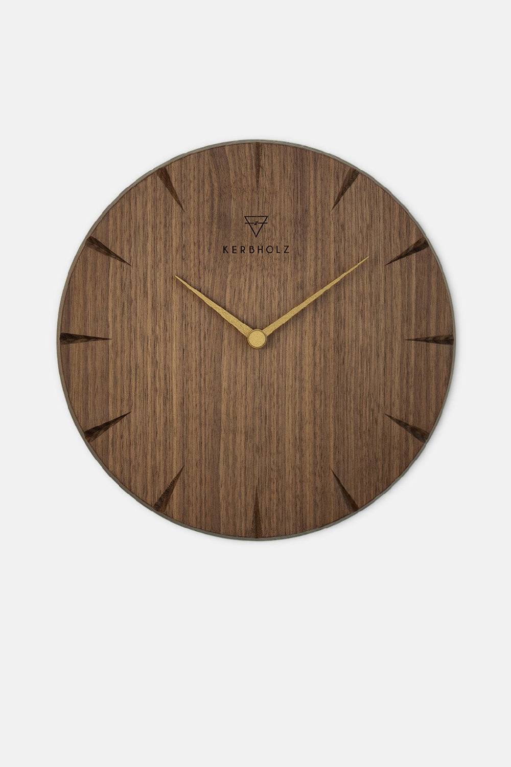 Kerbholz SMALL CLOKK ALP EDITION Walnuss