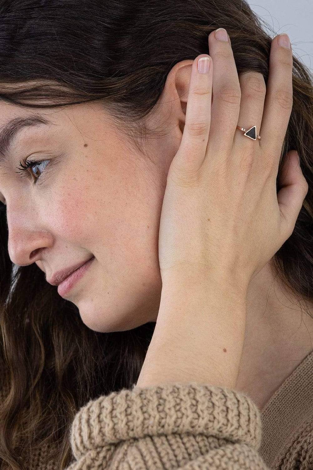 Kerbholz TRIANGLE RING Sandelholz