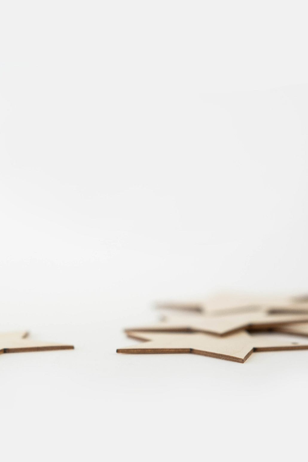 Kerbholz Sterne Anhänger Set Alp Edition Birkenholz