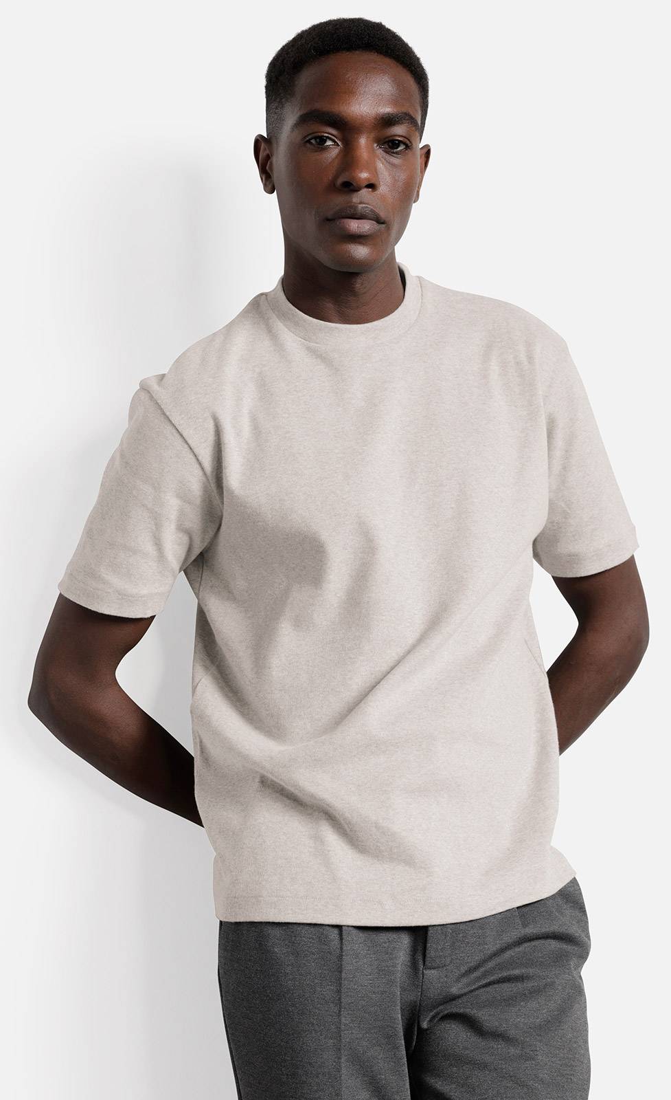 Kiefermann Aarons T-Shirt Aus Kompaktem Baumwolljersey