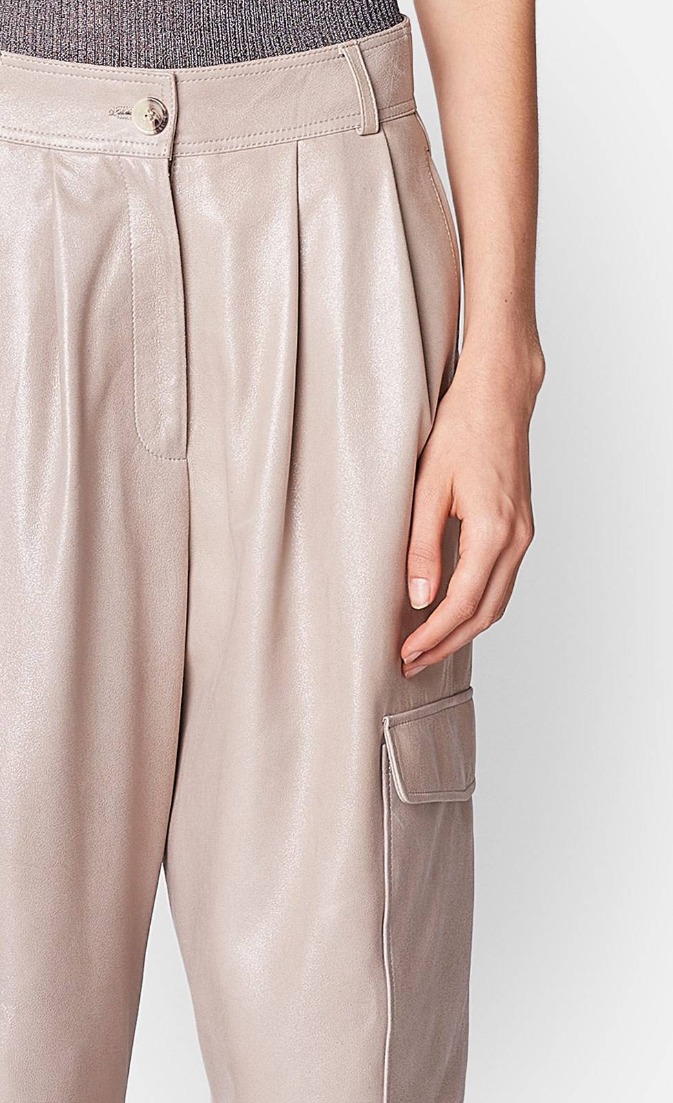 Kiefermann Amaya Nappalederhose Mit Glänzendem Finish