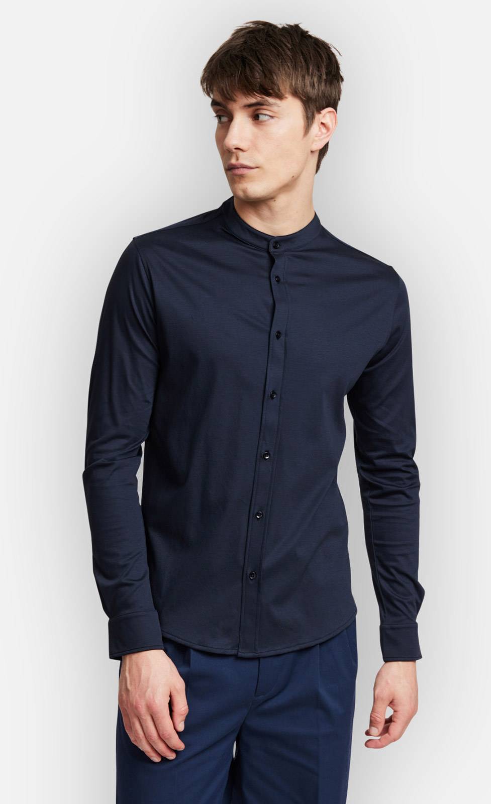 Kiefermann Antonio Jerseyhemd Aus Merzerisierter Baumwolle