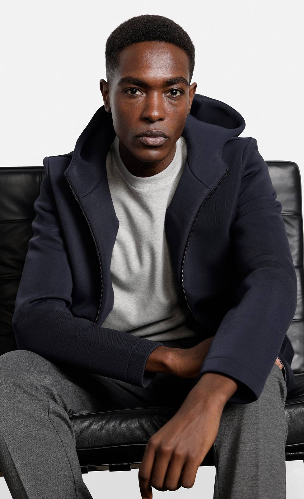 Kiefermann Attan Kapuzenjacke Aus Gebondeter Sweatware