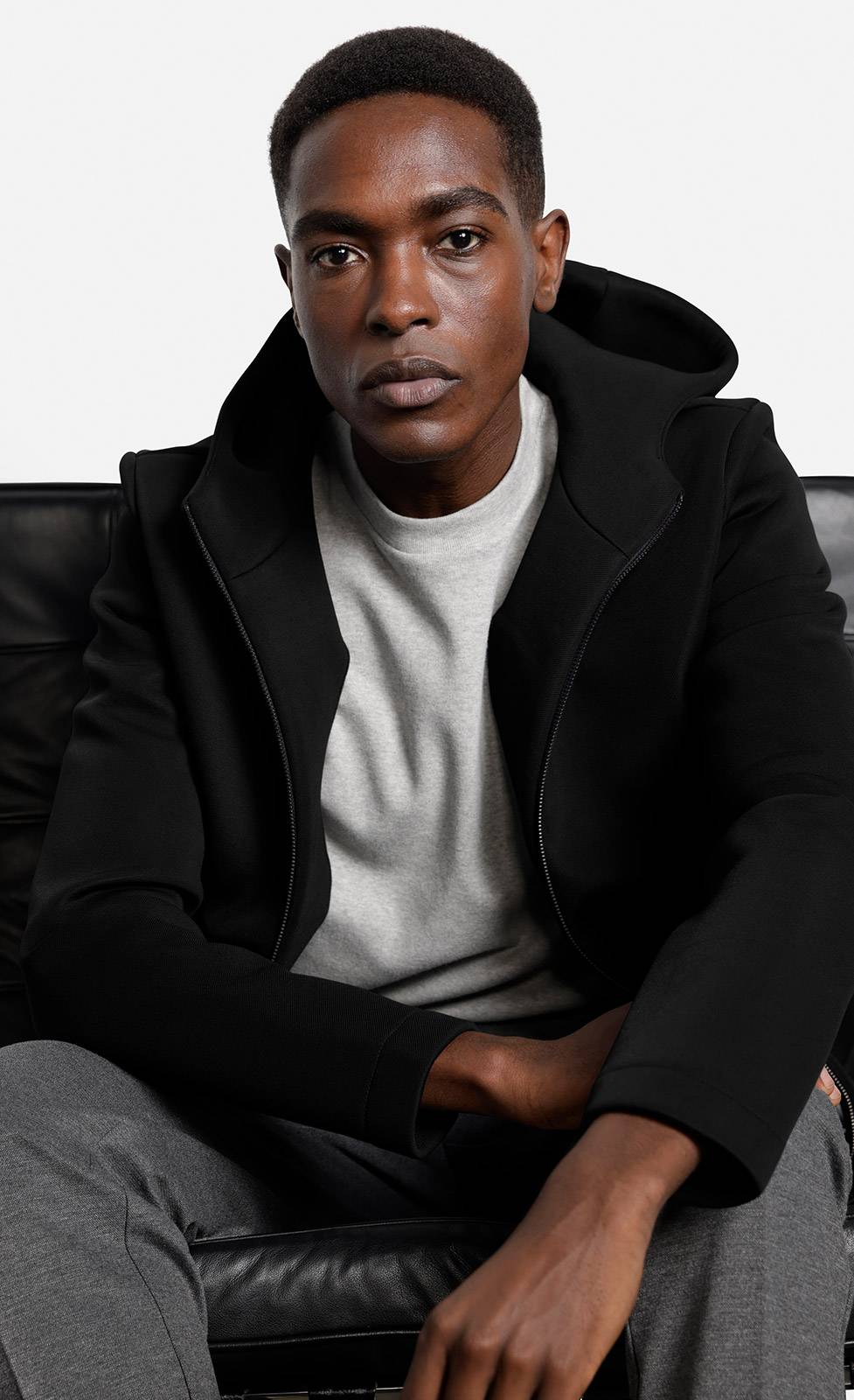 Kiefermann Attan Kapuzenjacke Aus Gebondeter Sweatware