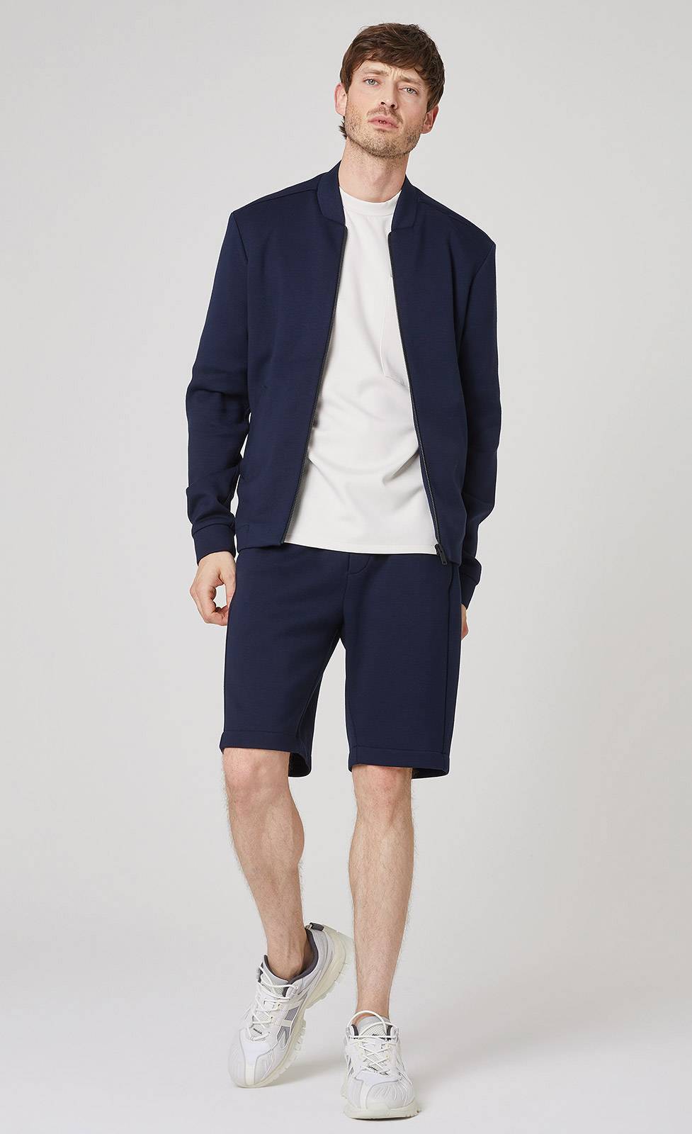 Kiefermann Berno Blousonjacke Aus Gebondeter Sweatware