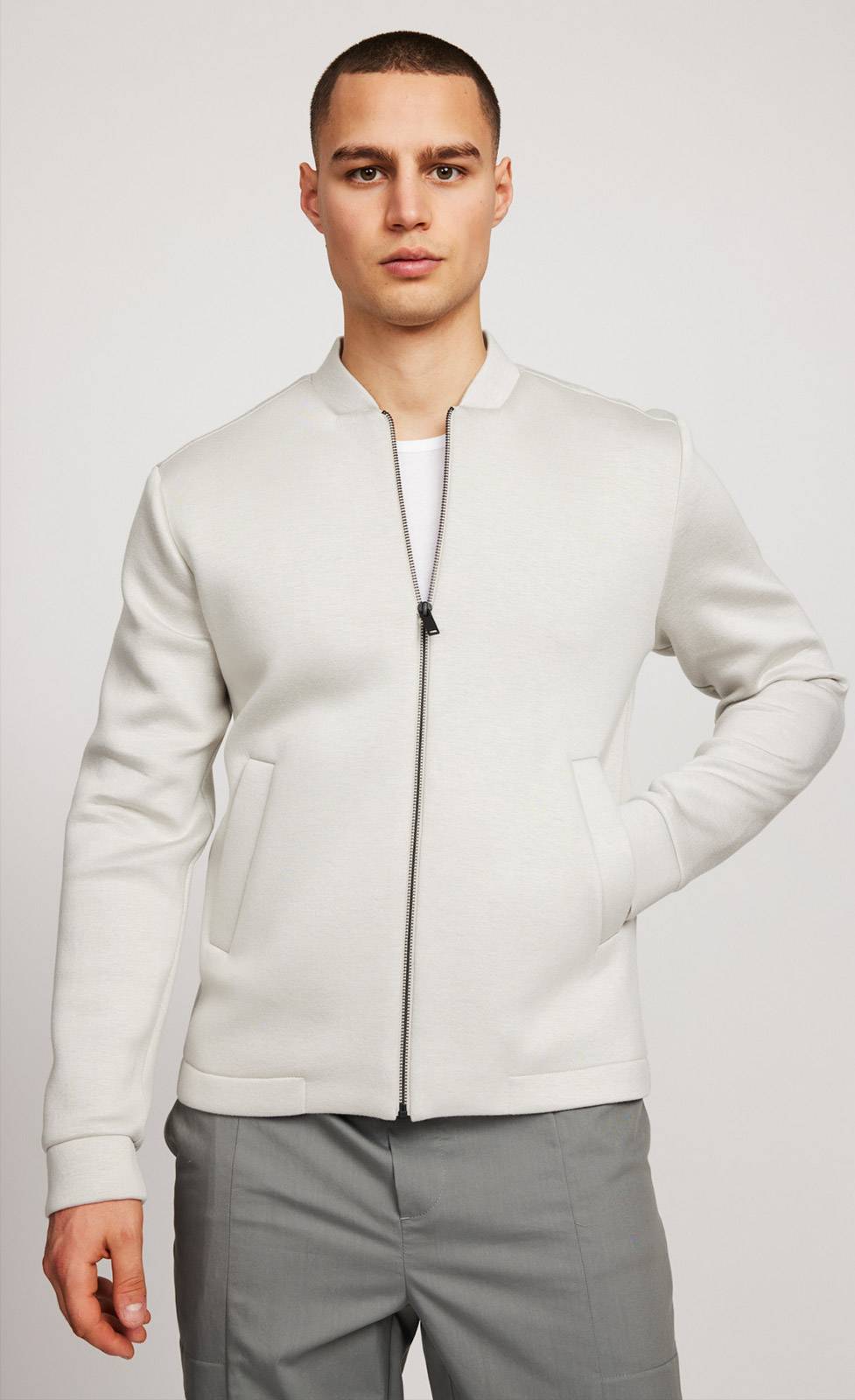 Kiefermann Berno Blousonjacke Aus Gebondeter Sweatware