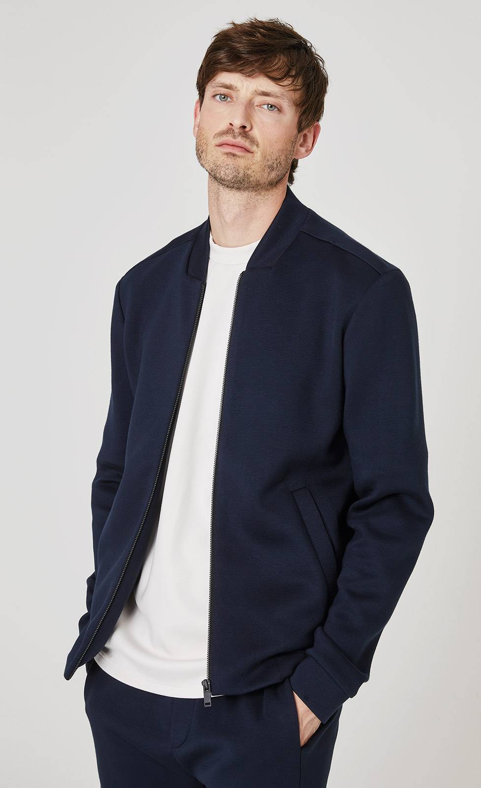 Kiefermann Berno Blousonjacke aus gebondeter Sweatware