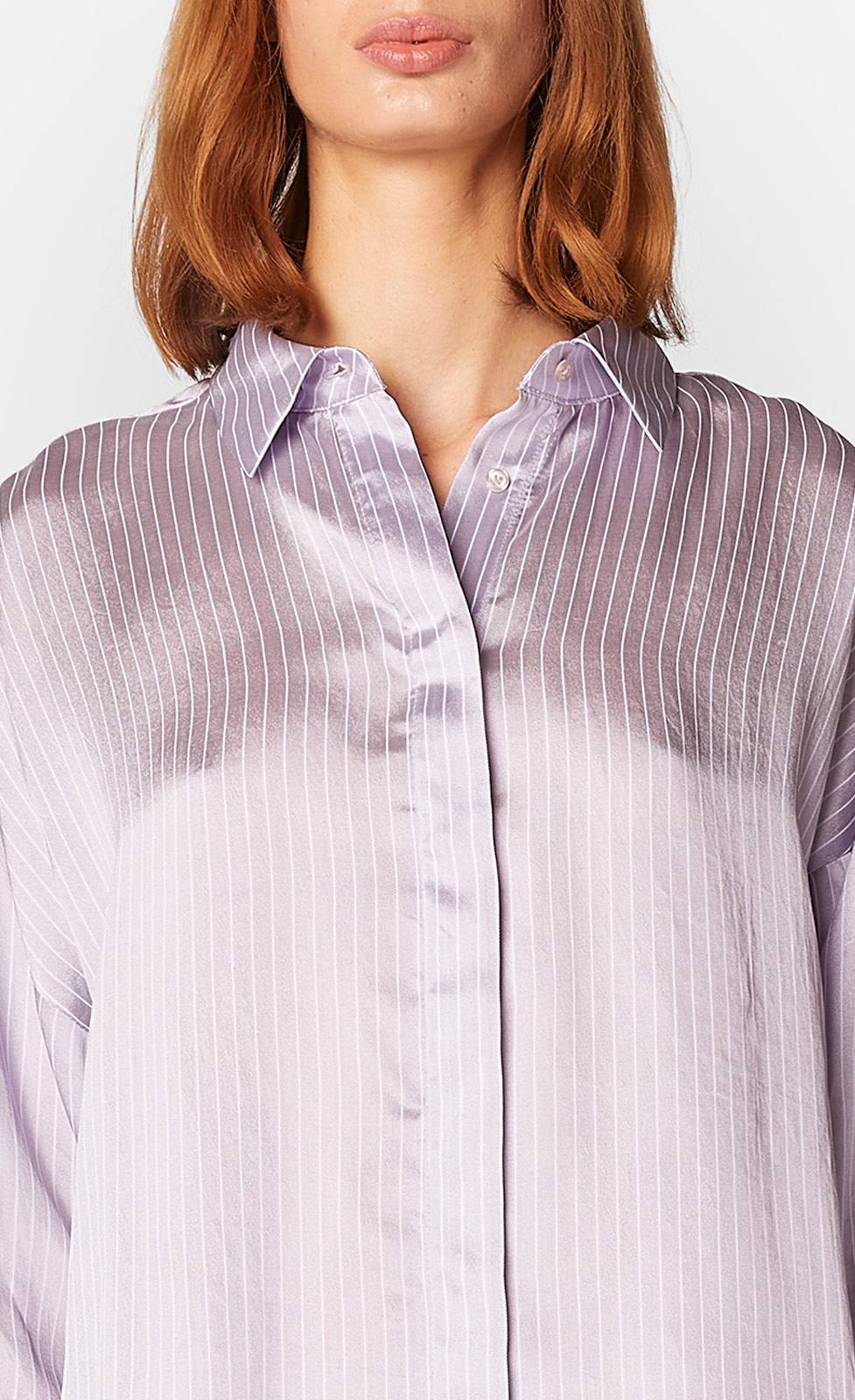 Kiefermann Cecilie Gestreifte Bluse Aus Seidenmaterial