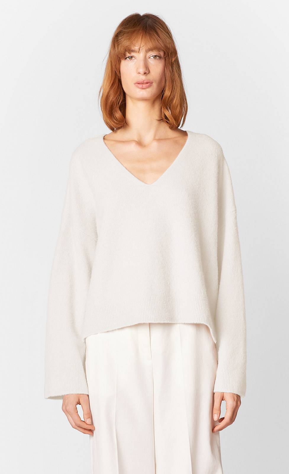 Kiefermann Chiara Strickpullover Aus Gewalktem Kaschmir