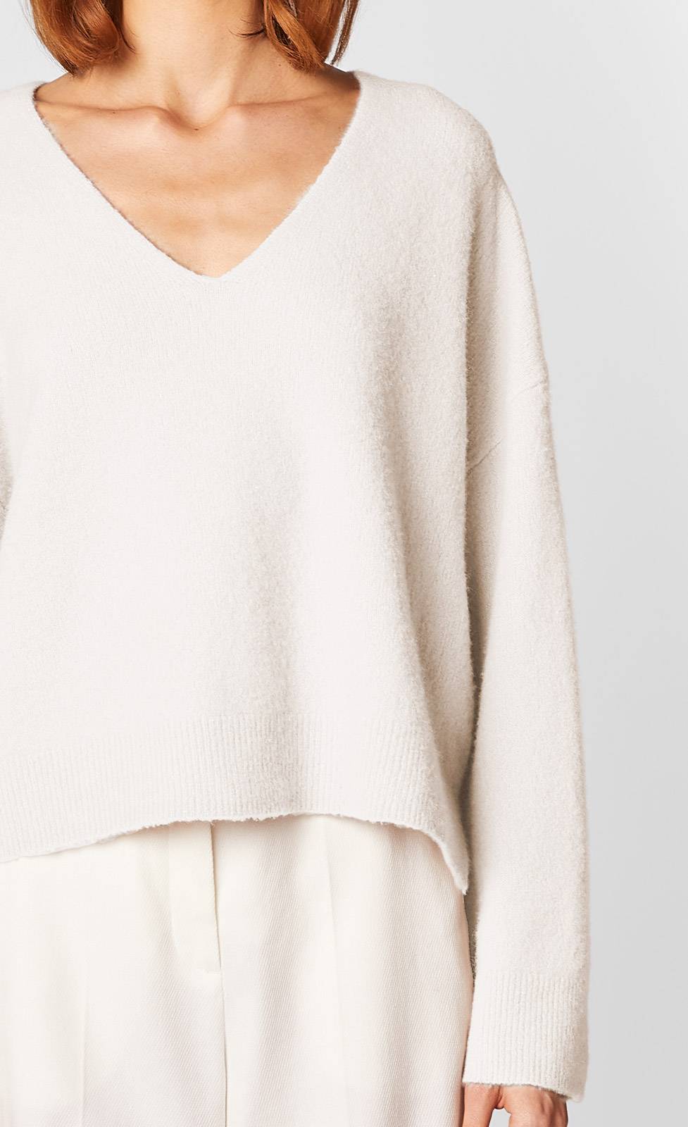 Kiefermann Chiara Strickpullover Aus Gewalktem Kaschmir