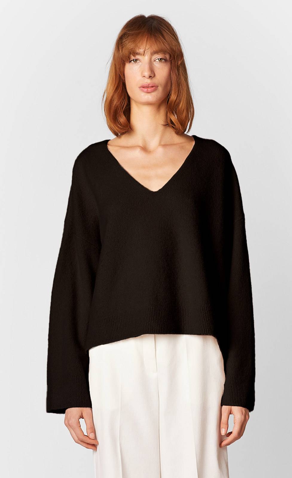 Kiefermann Chiara Strickpullover Aus Gewalktem Kaschmir