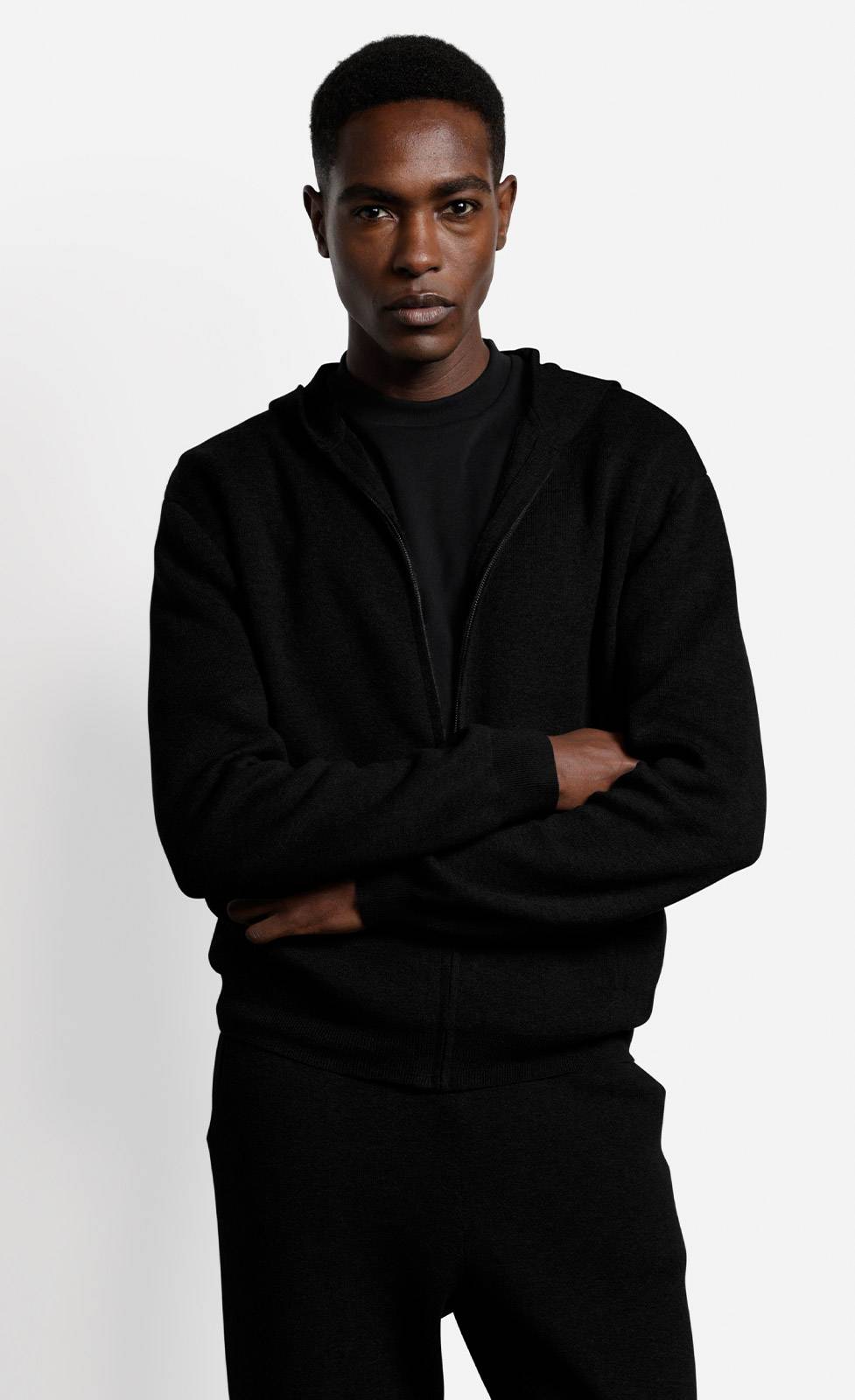 Kiefermann Darioss Kapuzen-Strickjacke Aus Baumwolle