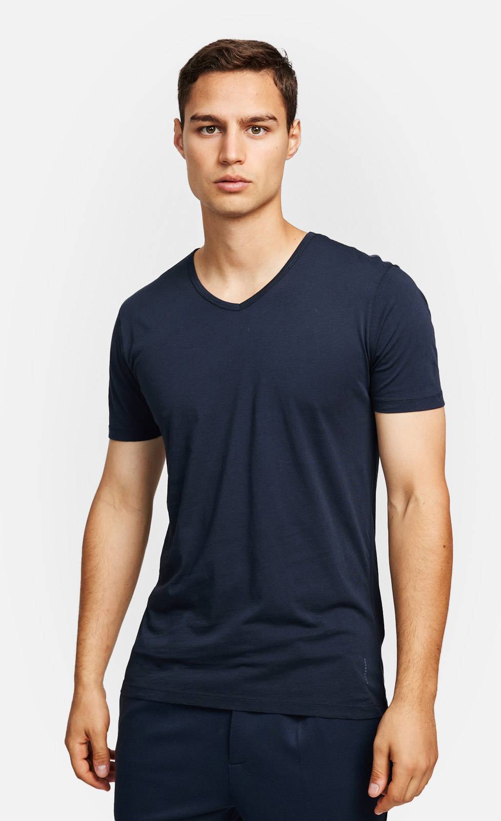 Kiefermann Darius Baumwoll-T-Shirt Mit V-Ausschnitt