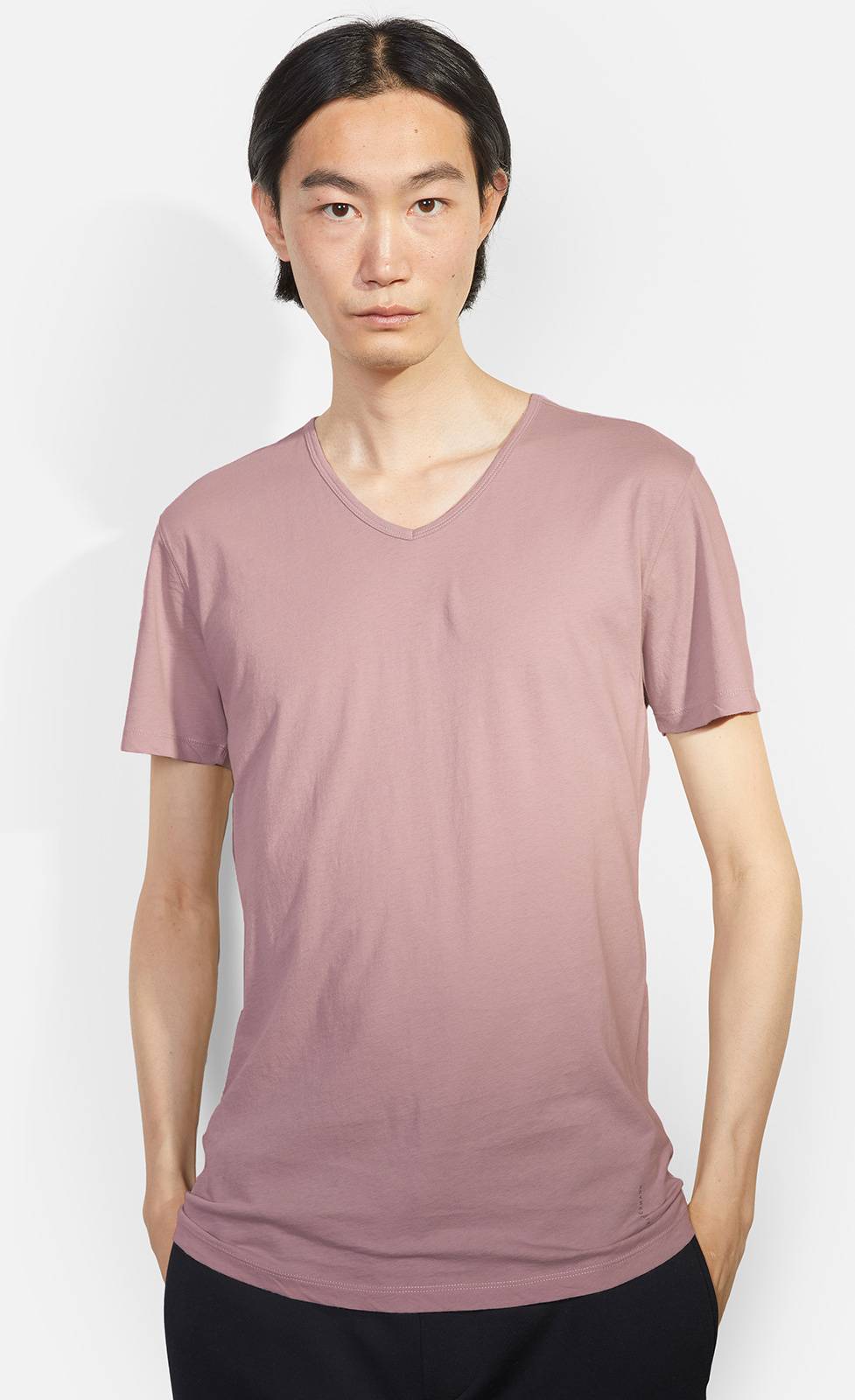 Kiefermann Darius Baumwoll-T-Shirt Mit V-Ausschnitt