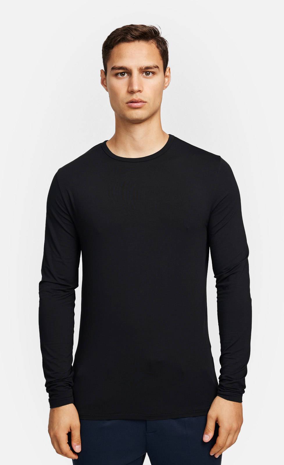 Kiefermann Emil Langarmshirt Aus Baumwolle-Modal-Mix