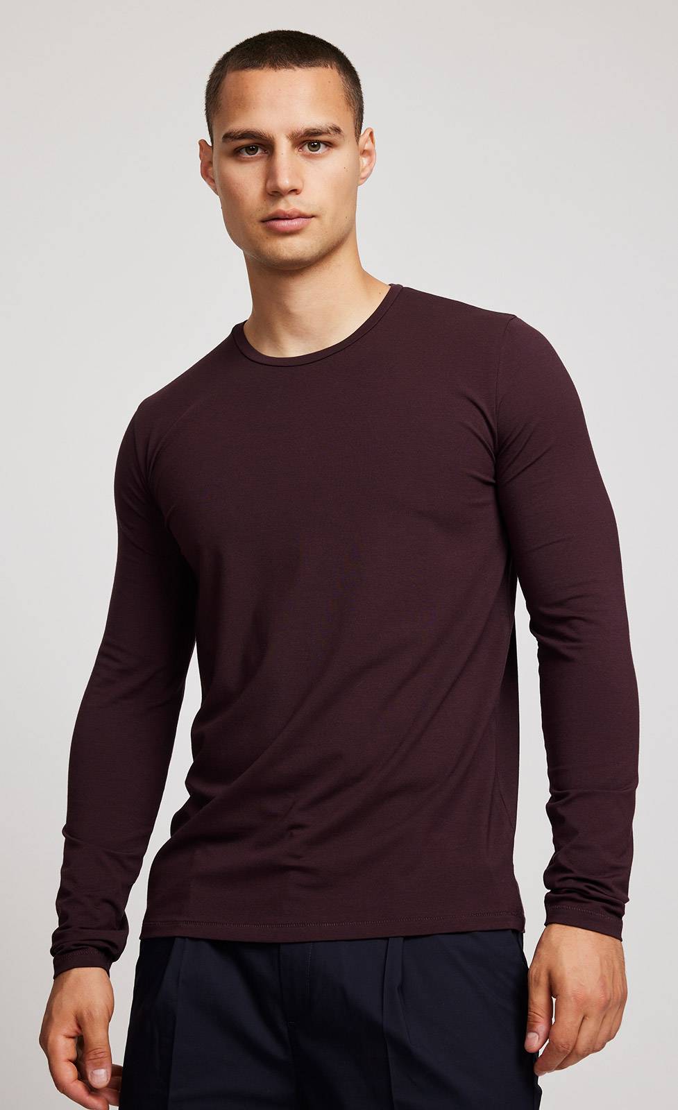 Kiefermann Emil Langarmshirt aus Baumwolle-Modal-Mix