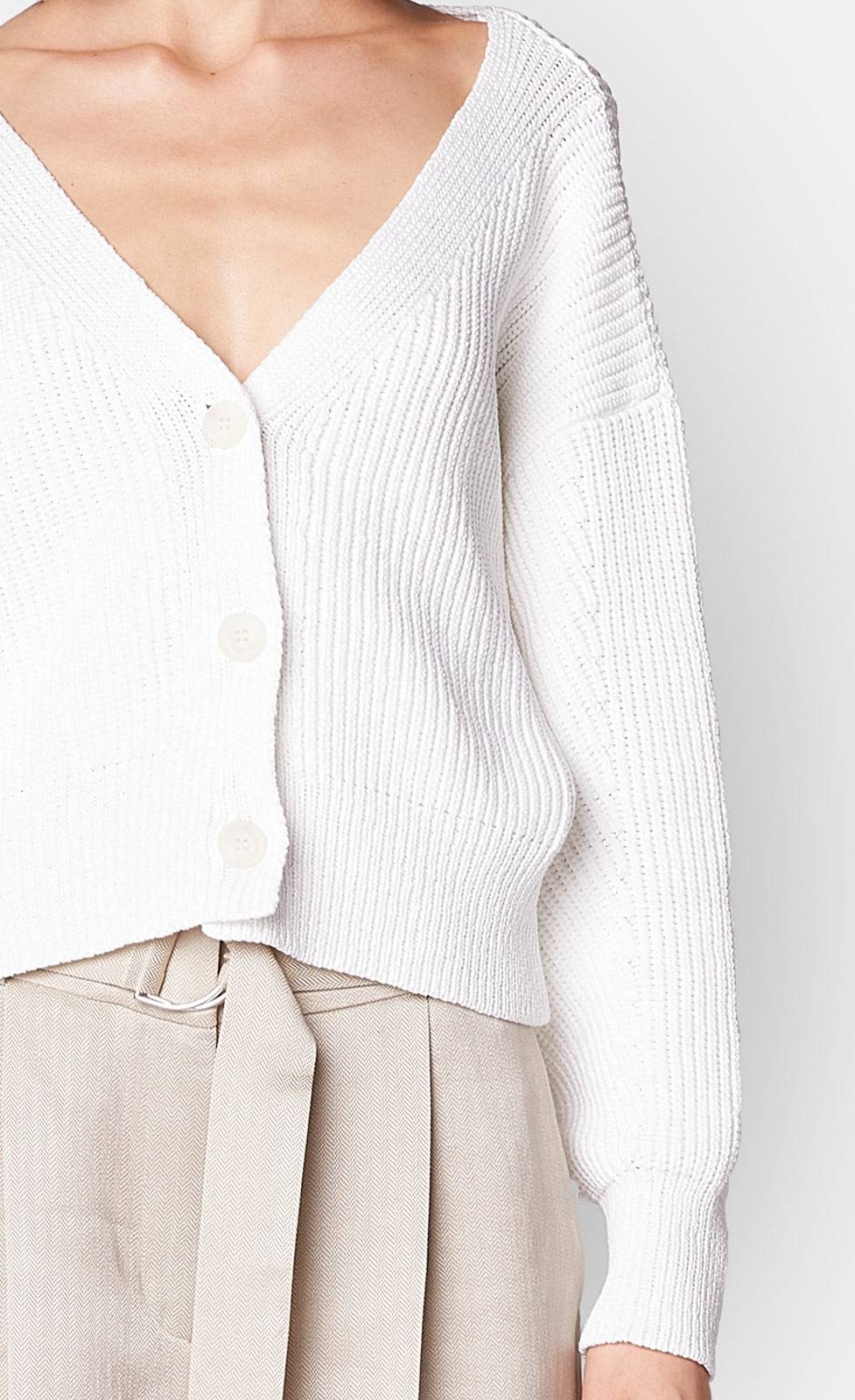 Kiefermann Giovanna Grobe Strickjacke Aus Baumwolle