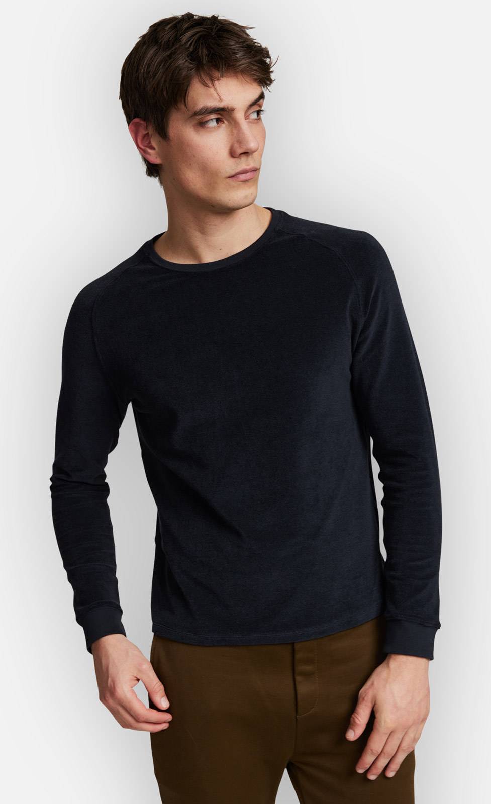 Kiefermann Glenn Langarmshirt Aus Feinem Frotteejersey