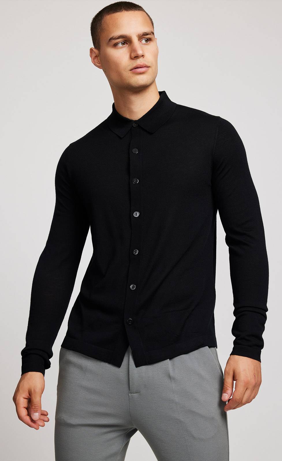 Kiefermann Adam Merino Strickhemd