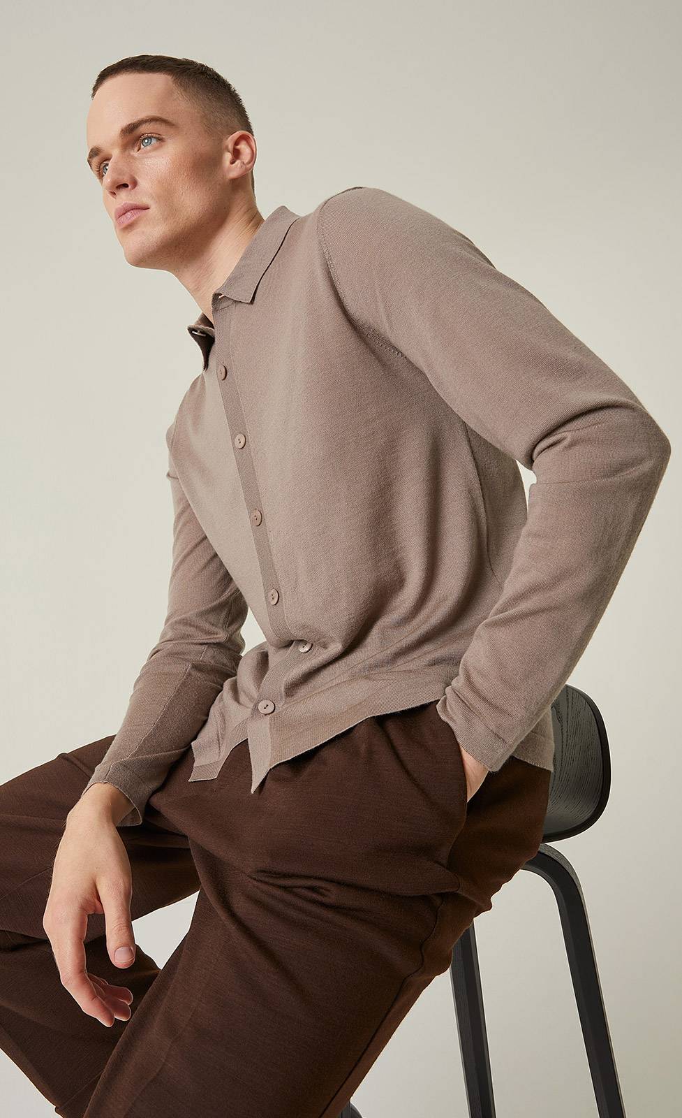 Kiefermann Adam Merino Strickhemd