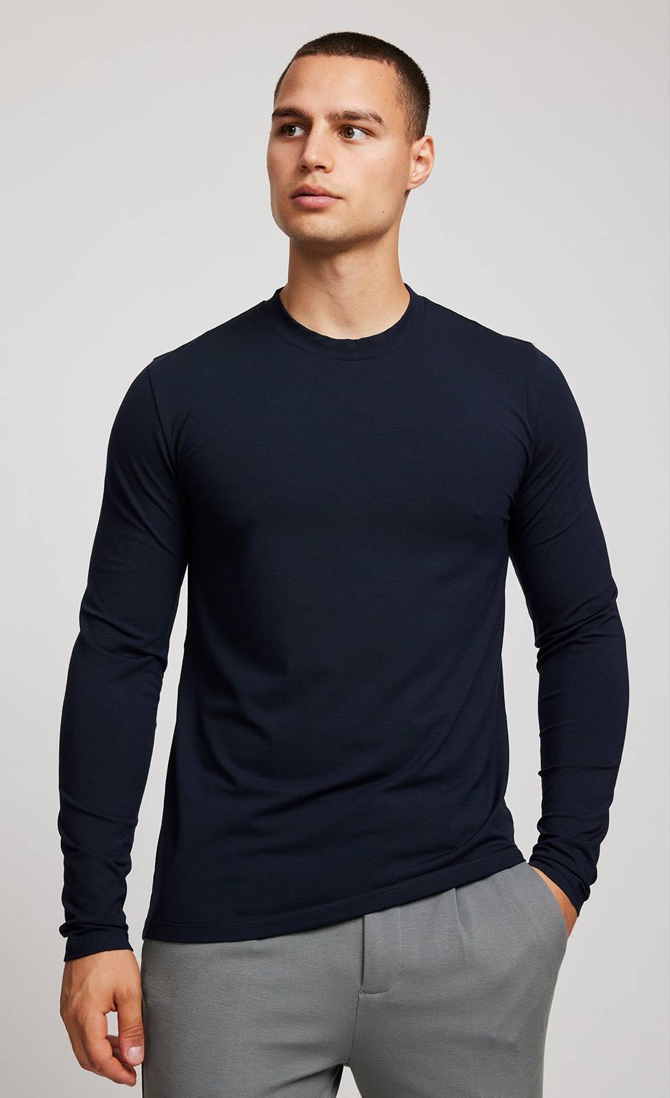 Kiefermann Albert Rundhals Langarmshirt