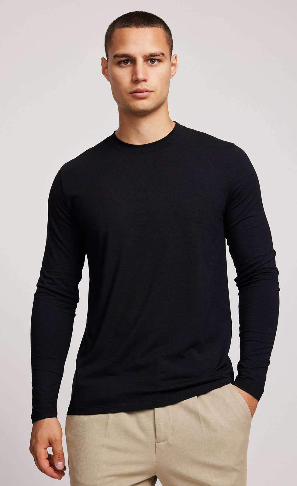 Kiefermann Albert Rundhals Langarmshirt