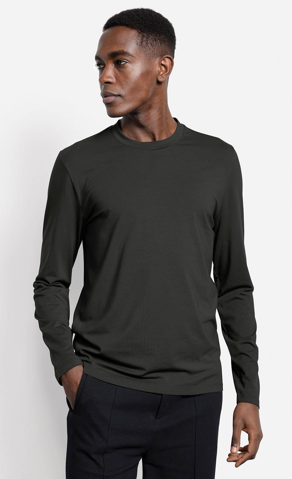 Kiefermann Alberts Rundhals Langarmshirt