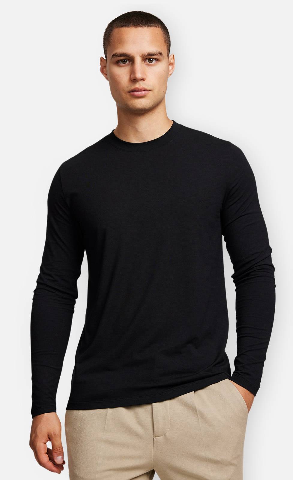 Kiefermann Alberts Rundhals Langarmshirt