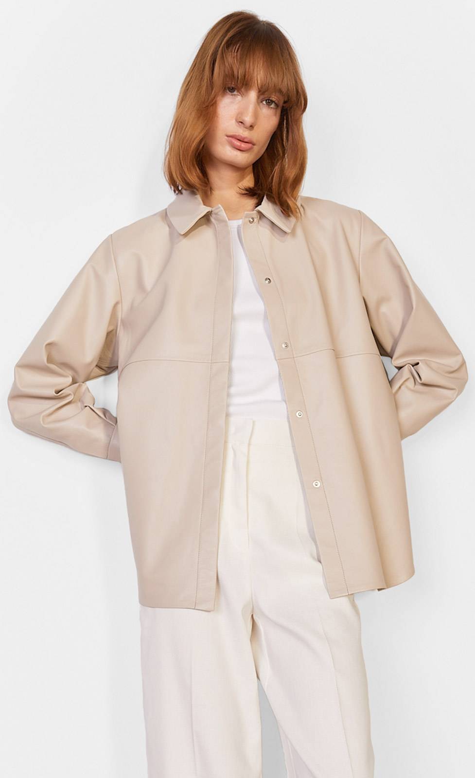 Kiefermann Alexia Overshirt Aus Nappaleder