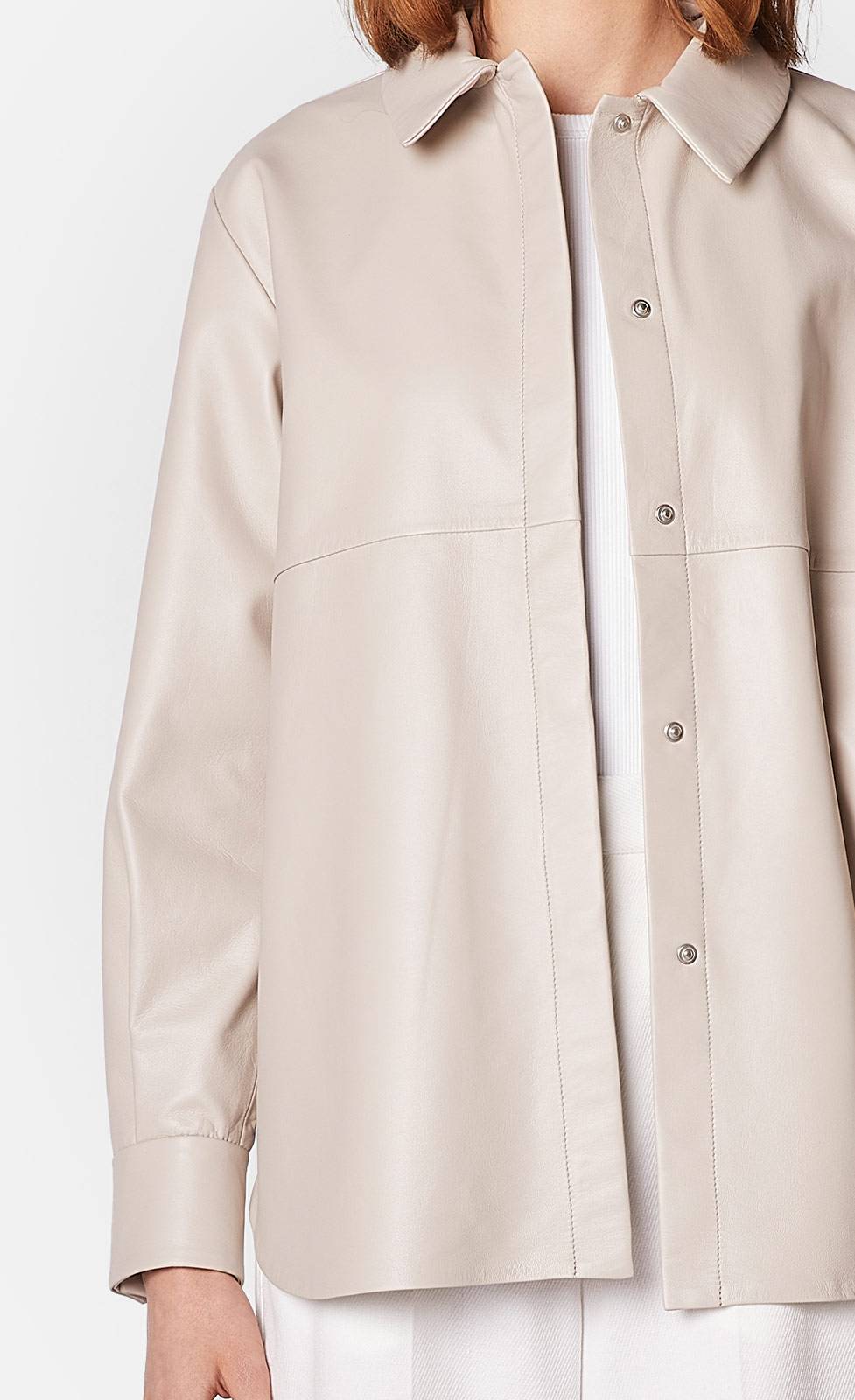 Kiefermann Alexia Overshirt Aus Nappaleder