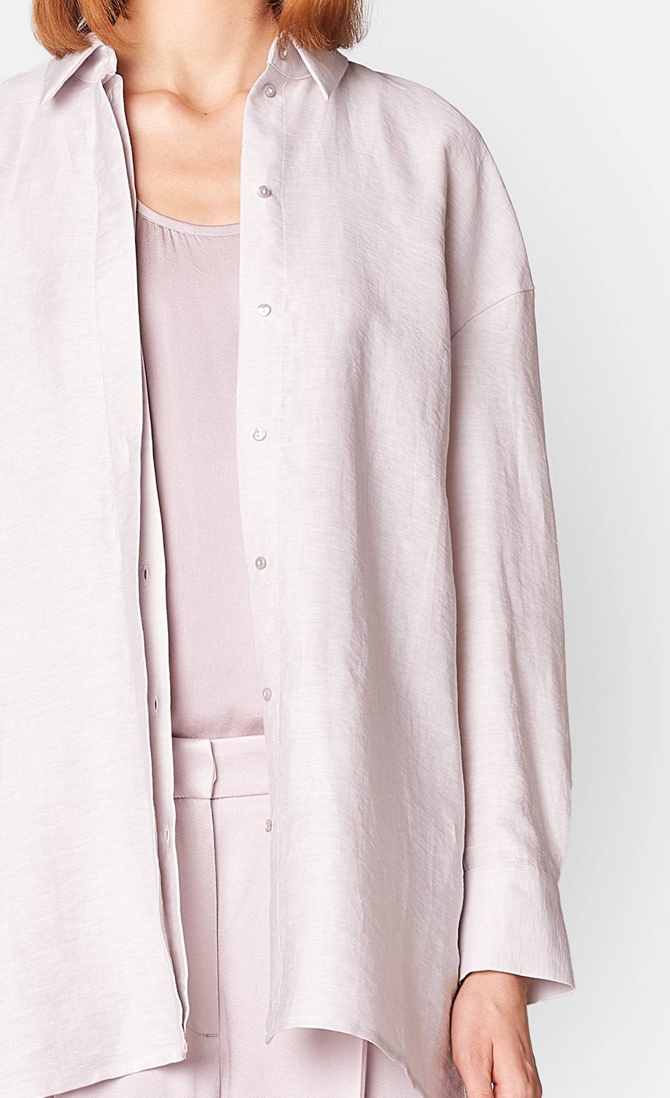 Kiefermann Belinda Lange Hemdbluse Aus Leinen