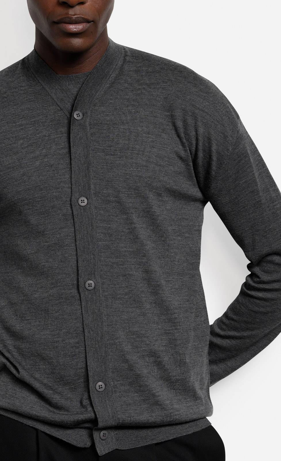 Kiefermann Bernold Strickjacke Mit V-Ausschnitt