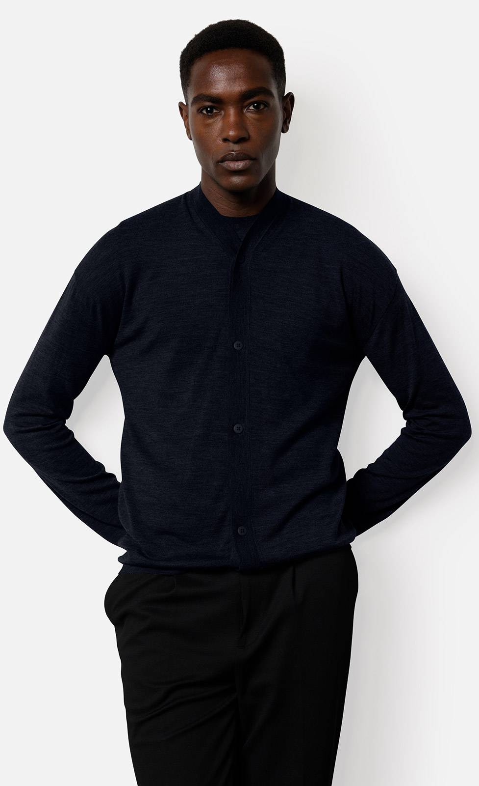 Kiefermann Bernold Strickjacke Mit V-Ausschnitt