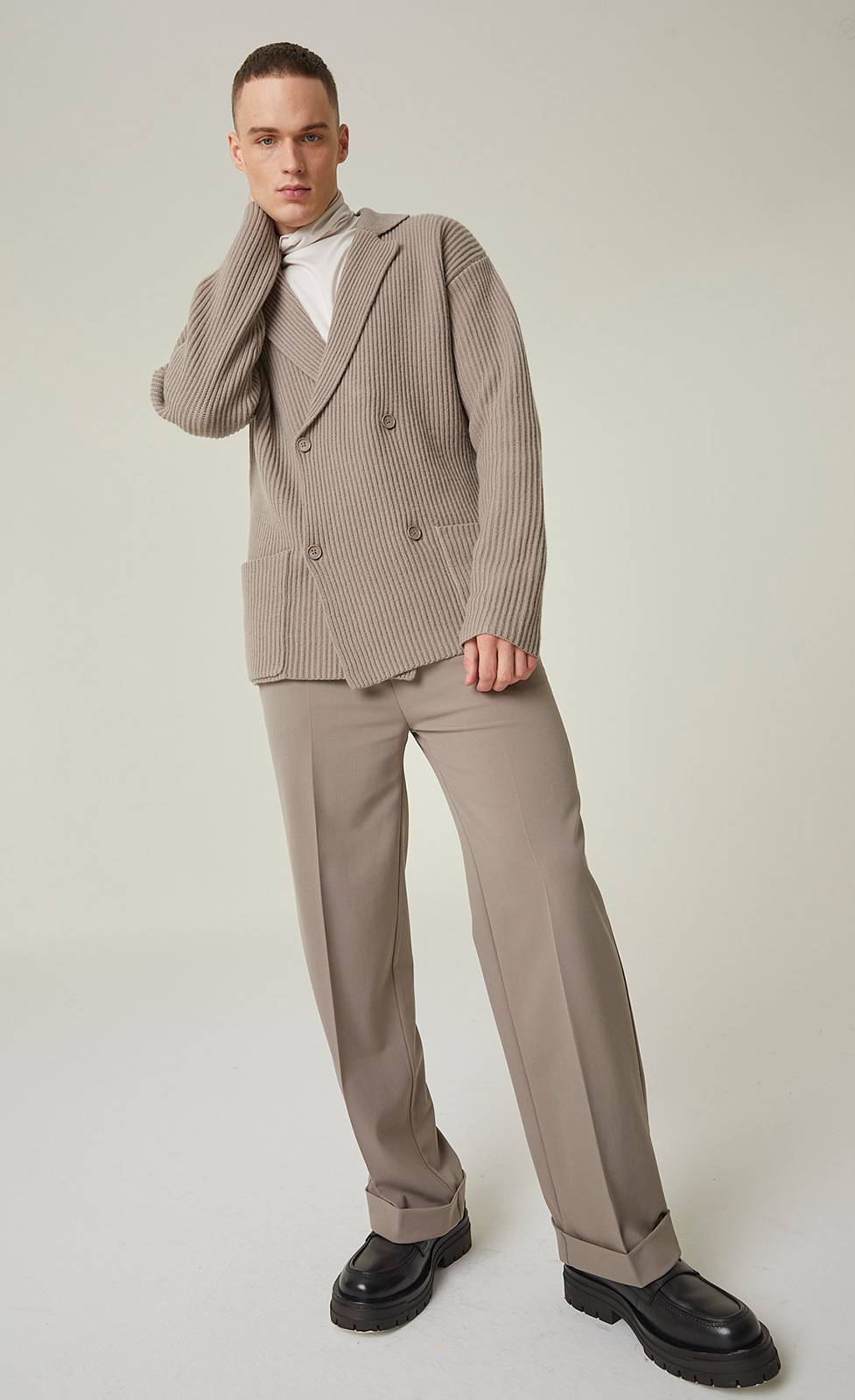 Kiefermann Cailan Doppelreihige Strickjacke